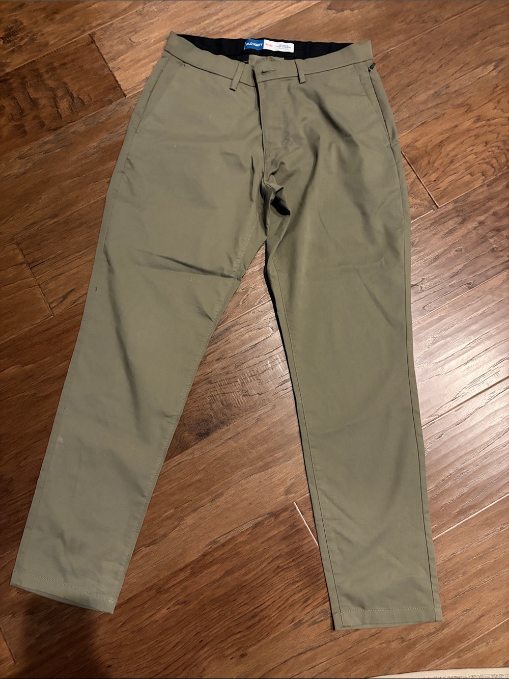 Old Navy Olive Green Chino Pants - Slim Fit